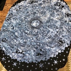 Tie Dye Astrology tapestry